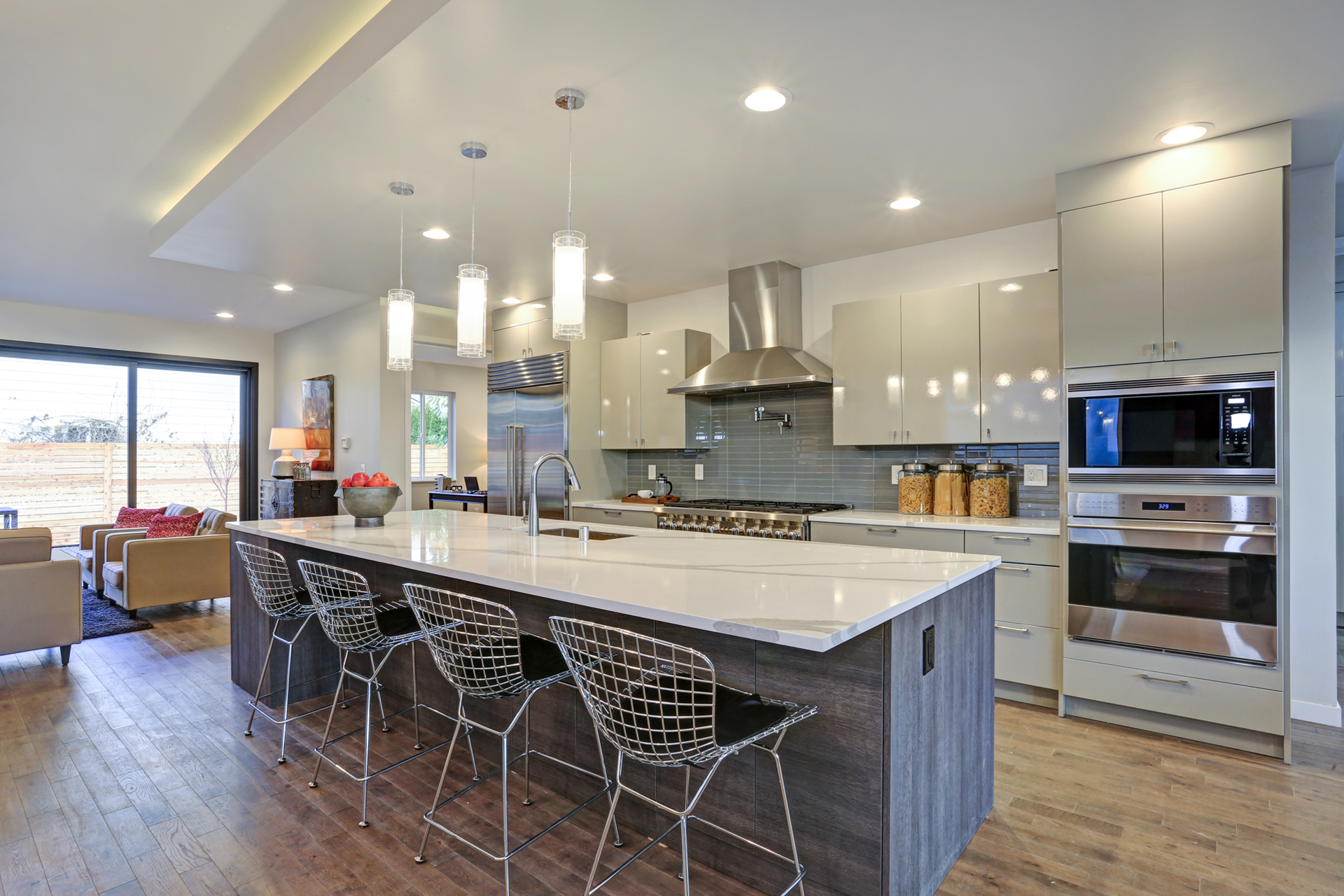 Beautiful kitchen with hardwood floors