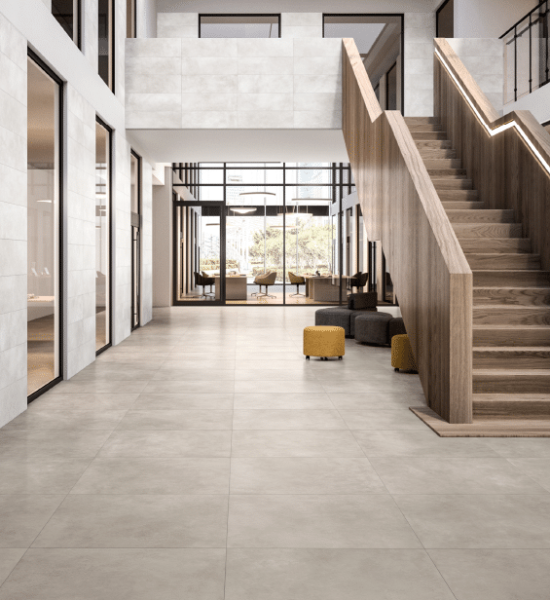 rive Tile stone in a office space